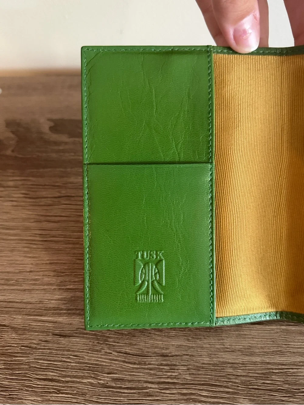 Tusk Fuchsia Siam Goatskin Leather Passport Cover
